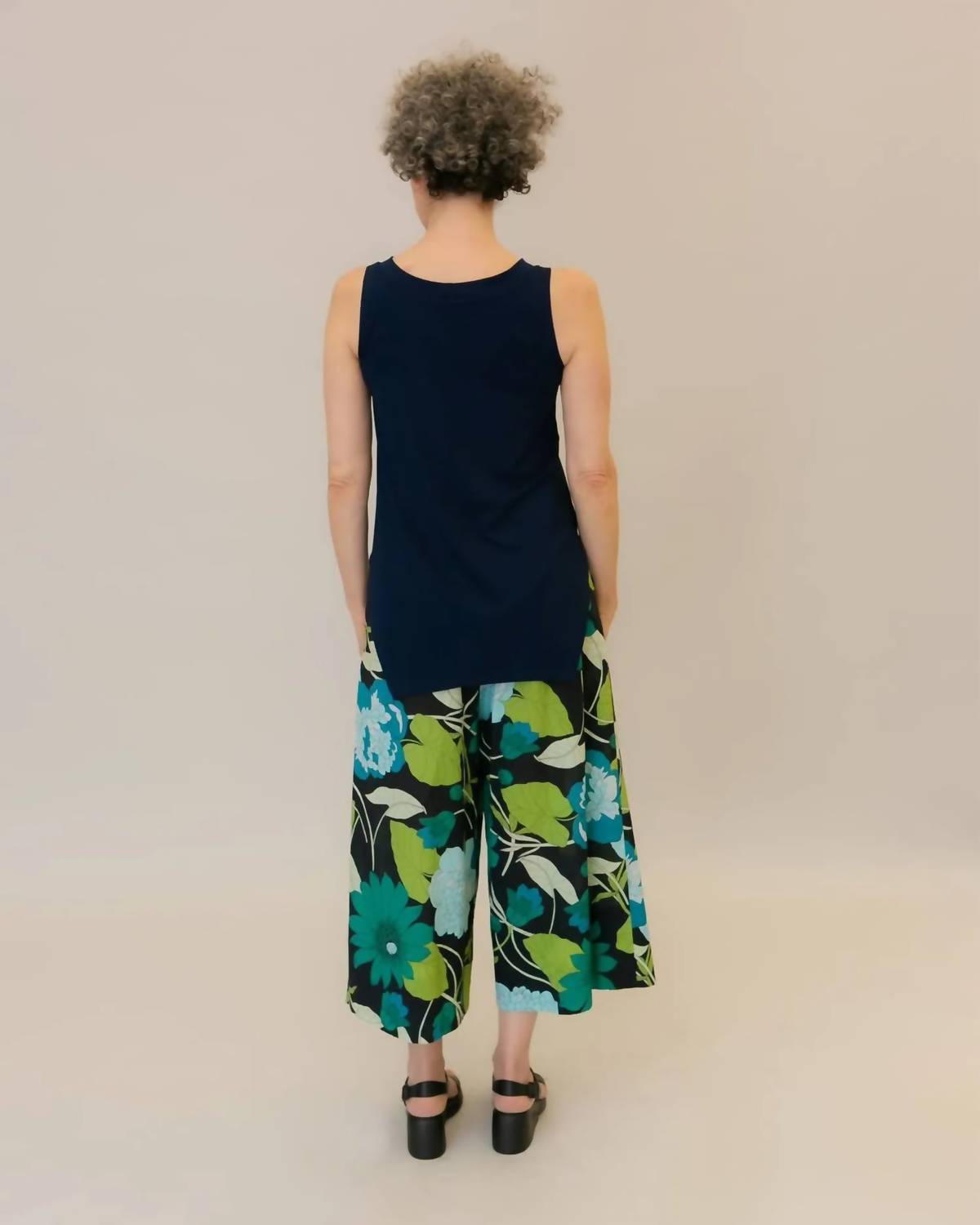 ALEMBIKA Cara Wide-leg Pants in floral - women's pants - alternate view
