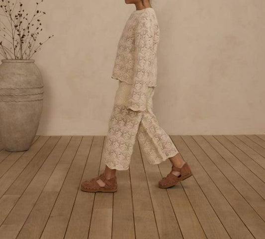 Rylee + Cru - Crochet Knit Pant