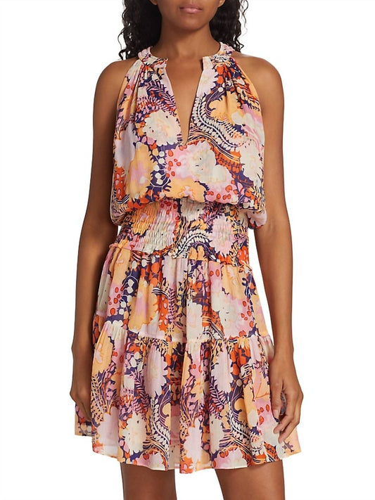 A.L.C. - COURTNEY FLORAL SILK MINIDRESS