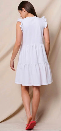 Sundry - Women's Tiered Flutter Dress