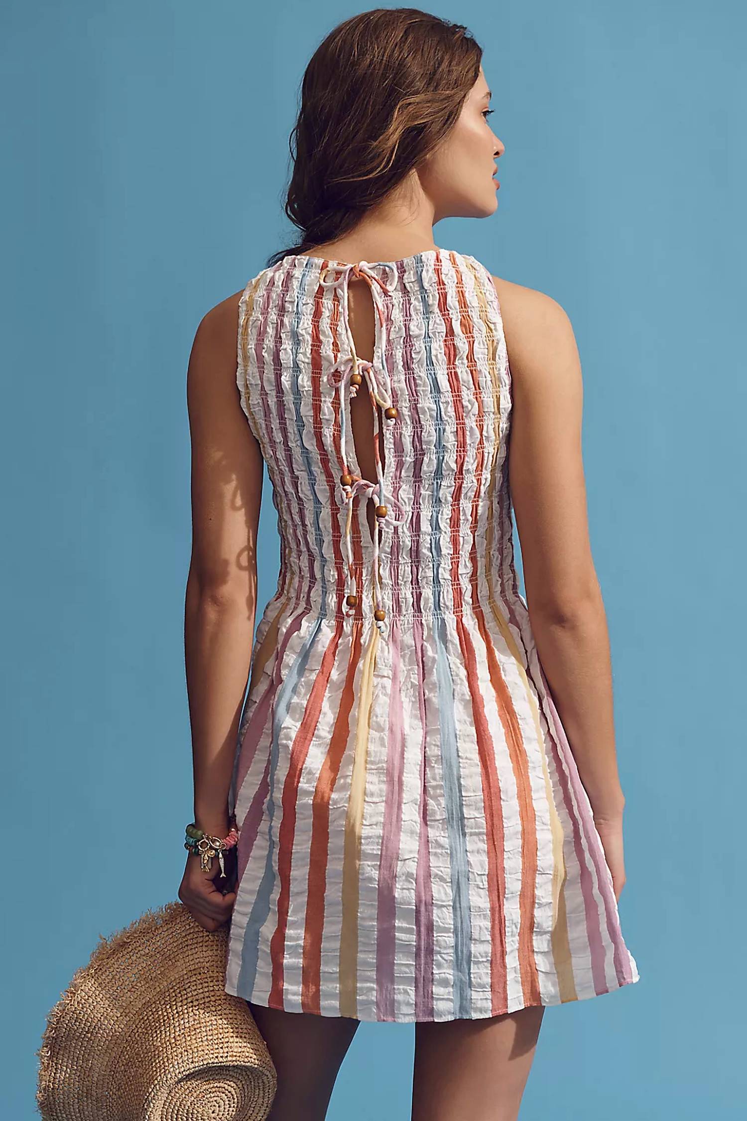 Saylor - Elenor Smocked Mini Dress