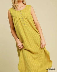 Umgee - Textured Midi Dress