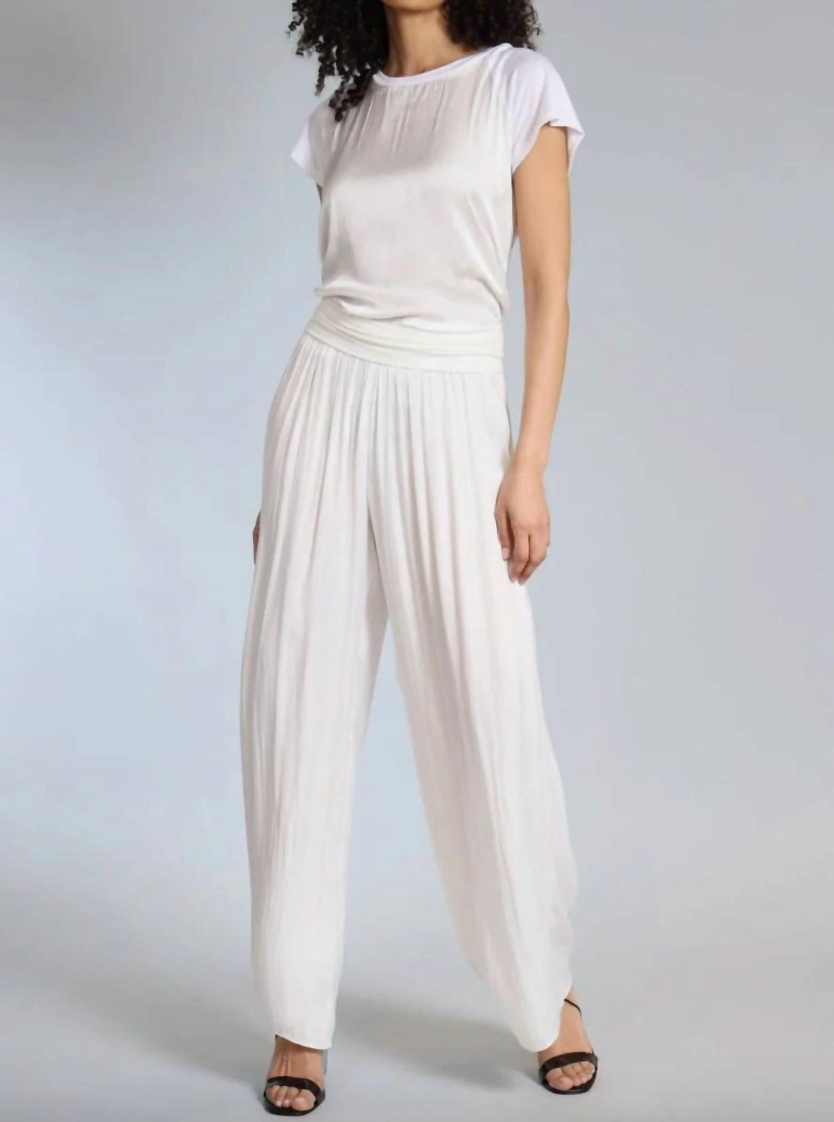 Lola & Sophie - Women's Vintage Satin Yoga Pant