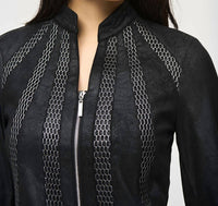 Joseph Ribkoff - Faux Suede Jacket