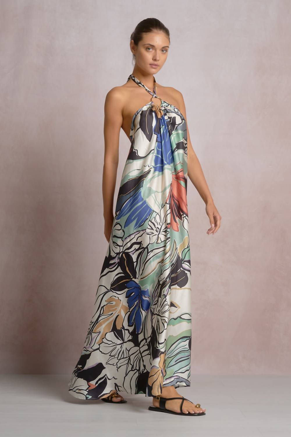Elan - Halter Maxi Dress