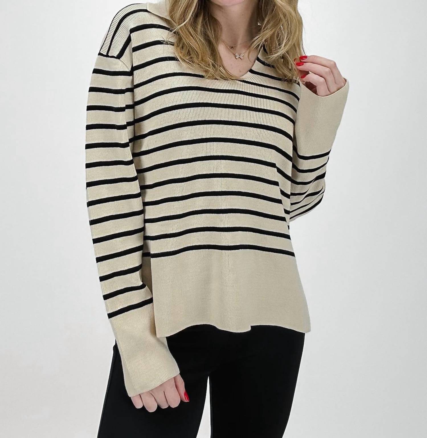 Astrid - Cammie Striped Sweater