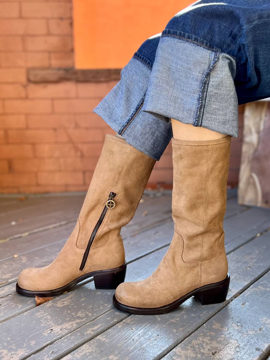 Fiorentini + Baker - Women's Molly Suede Mid-calf Boots