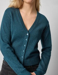 Lilla P - V-neck Sparkle Cardigan