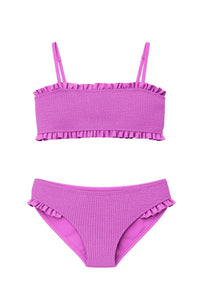 Limeapple - Girl's June Ruffle Bandeau Two Piece Swimsuit