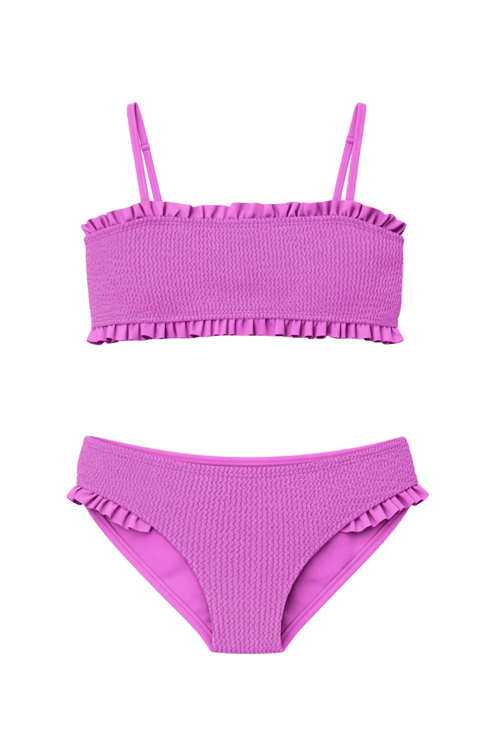 Limeapple - Girl's June Ruffle Bandeau Two Piece Swimsuit