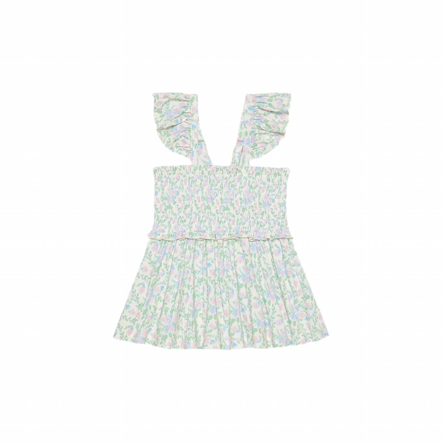 Posh Peanut - Girls Smocked Babydoll Bummie 2 Piece Set