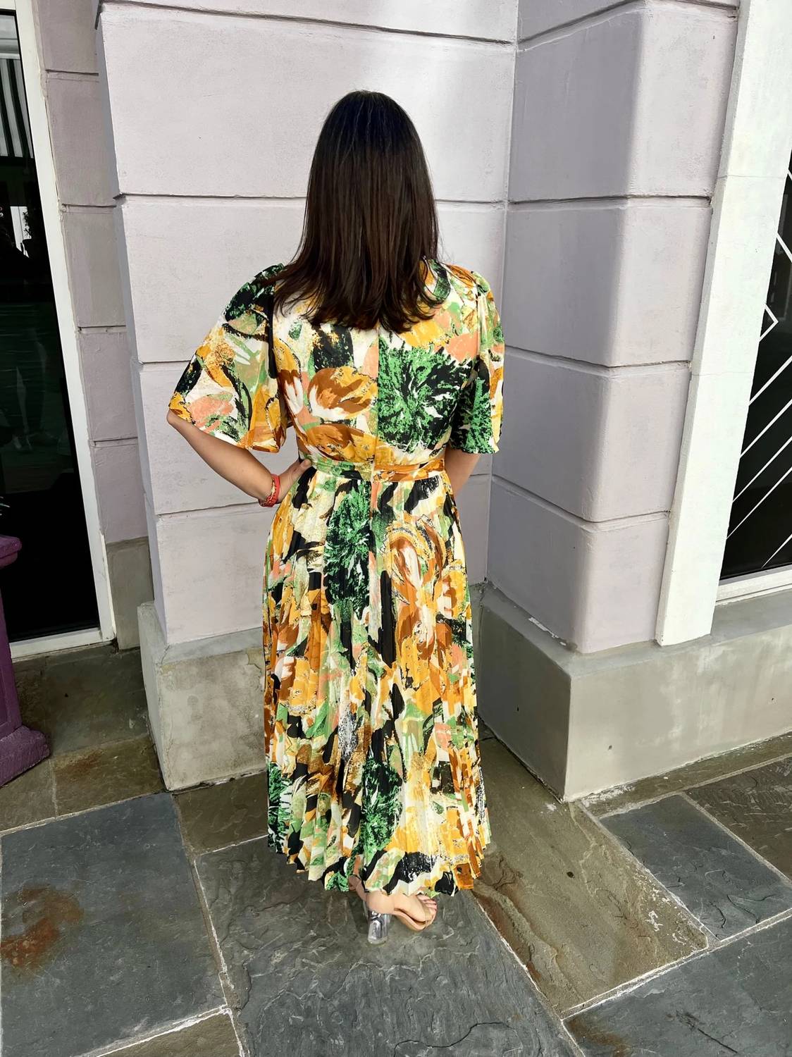 Flying Tomato - Print Midi Dress