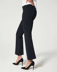 Spanx Perfect Kick Flare Pant in classic black - women's pants - alternate view