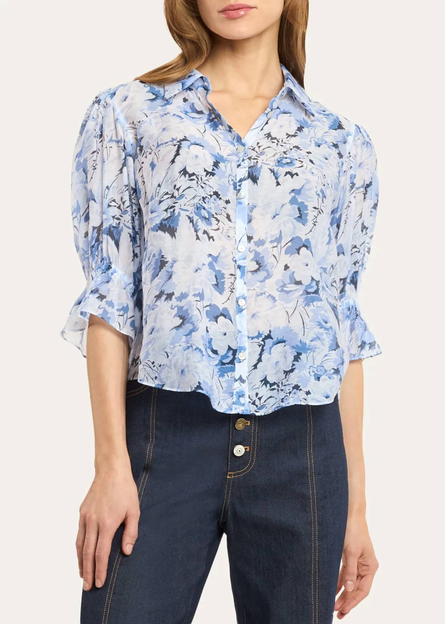 Cinq A Sept - Heirloom Petals Fiona Top