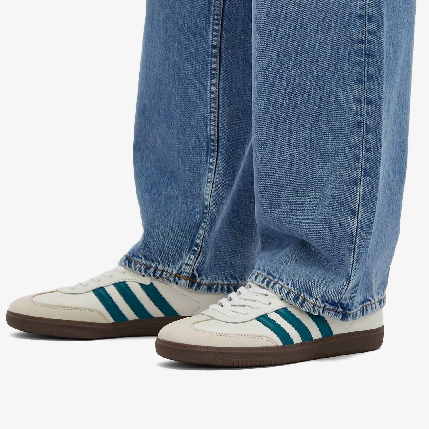 adidas Women’s Sambae Og Sneakers in cloud white teal wonder white - women's sneaker - view 6