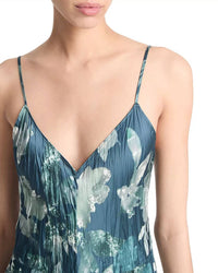 Vince - Shimmer Lake Crushed Cami Midi Dress