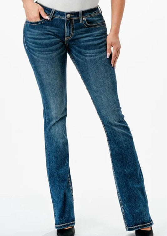 Grace In La - Mid Rise Bootcut Jean