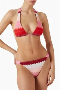 Pq Swim - Eleanor Halter Bikini Top & High Waist Bikini Bottom Set