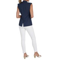 Love Token - Polly Linen Blend Vest