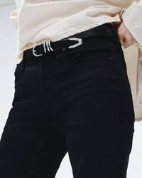 Rag & Bone Peyton Bootcut Jeans in black - women's pants - view 5