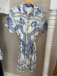 Lavender Brown - Marlee Mini Dress With Removable Belt