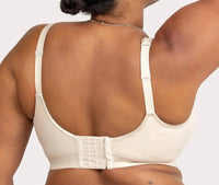 Curvy Couture - Cotton Luxe Front And Back Close Wireless Bra