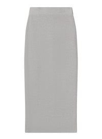 A.L.C. - Clover Metallic Knit Midi Skirt