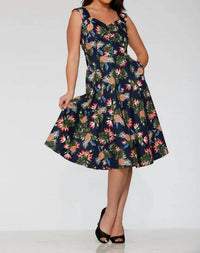 Orchid Bloom - Hawaiian Swing Dress