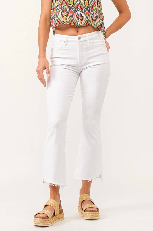 Dear John Denim - Jeanne High Rise Cropped Flare Jean