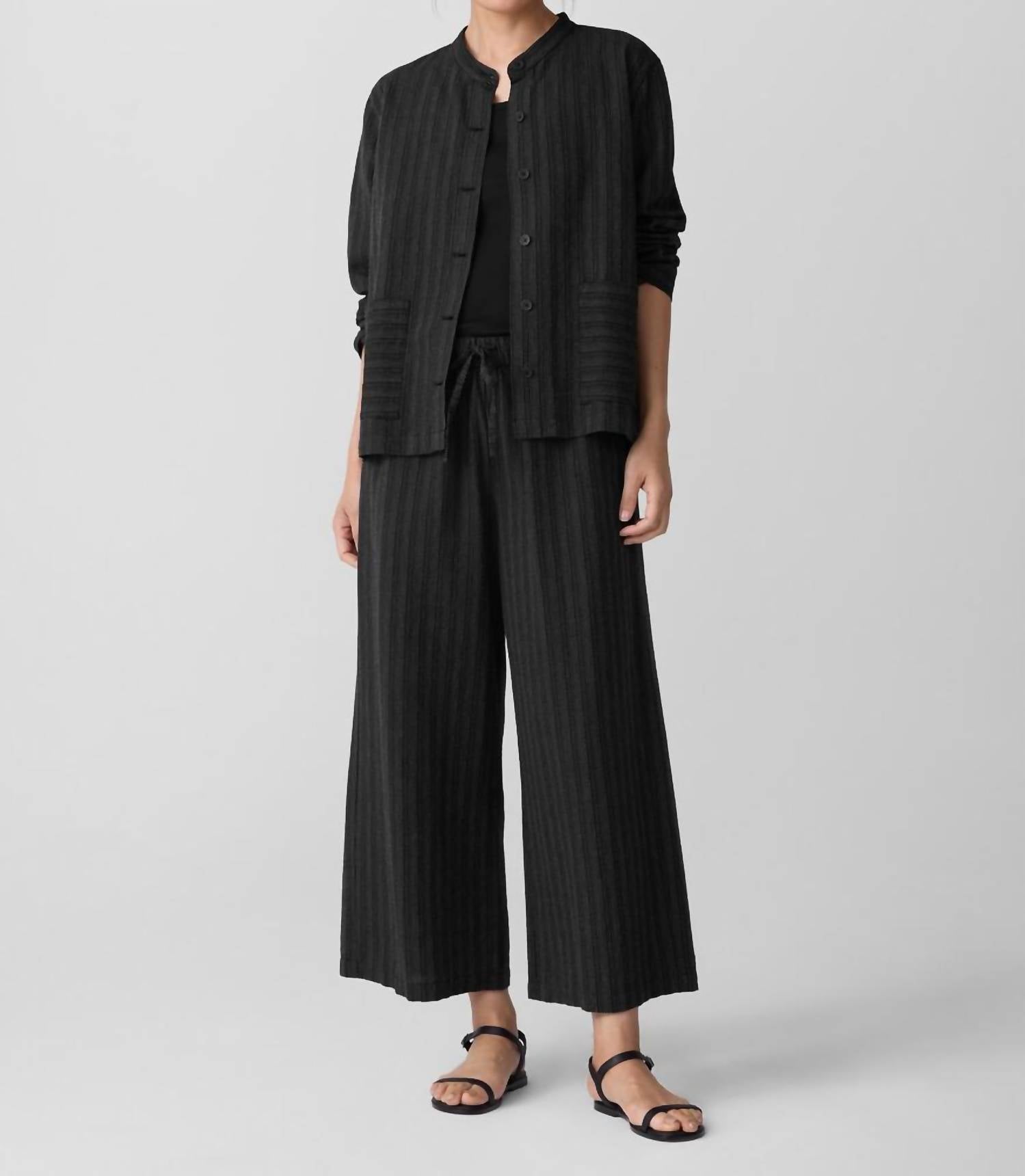 Eileen Fisher - Wide Cropped Pant