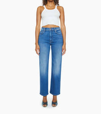 Mother - Rambler Zip Flood High-waisted Jeans