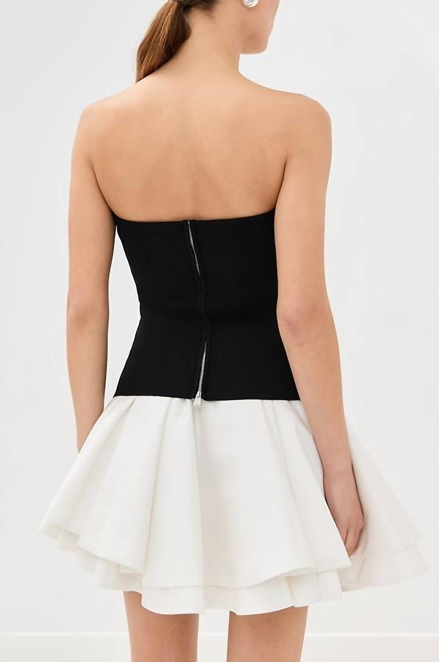 Simkhai - Isabelle Strapless Mini Dress