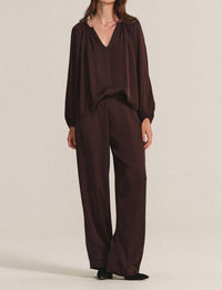 Velvet by Graham & Spencer Larkin Pants in mulch - women's pants - view 4
