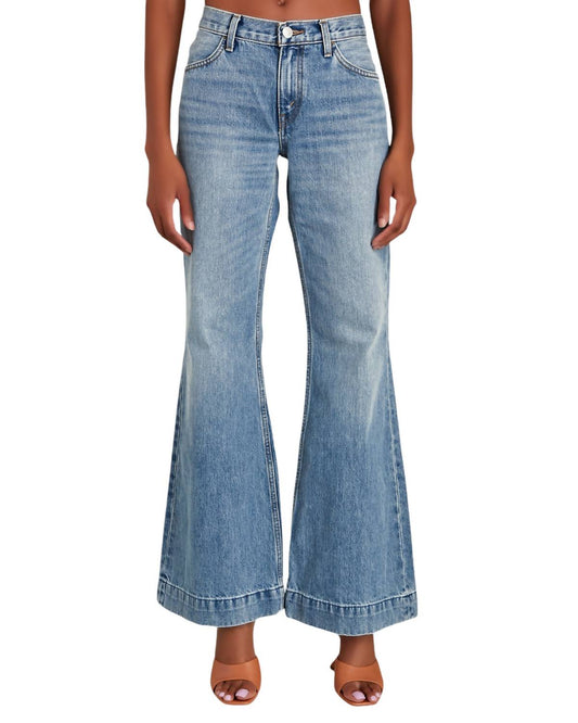 Re/Done - 70S LOW RISE BELL BOTTOM JEAN