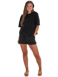 Very J - Warm Glow Two Piece Short Set