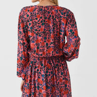 natalie martin Amelia Top in rose bandana - women's long sleeve top - view 4
