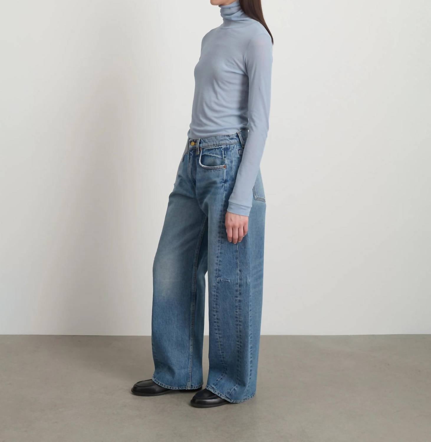 B Sides - Relaxed Lasso Cuffed Jeans