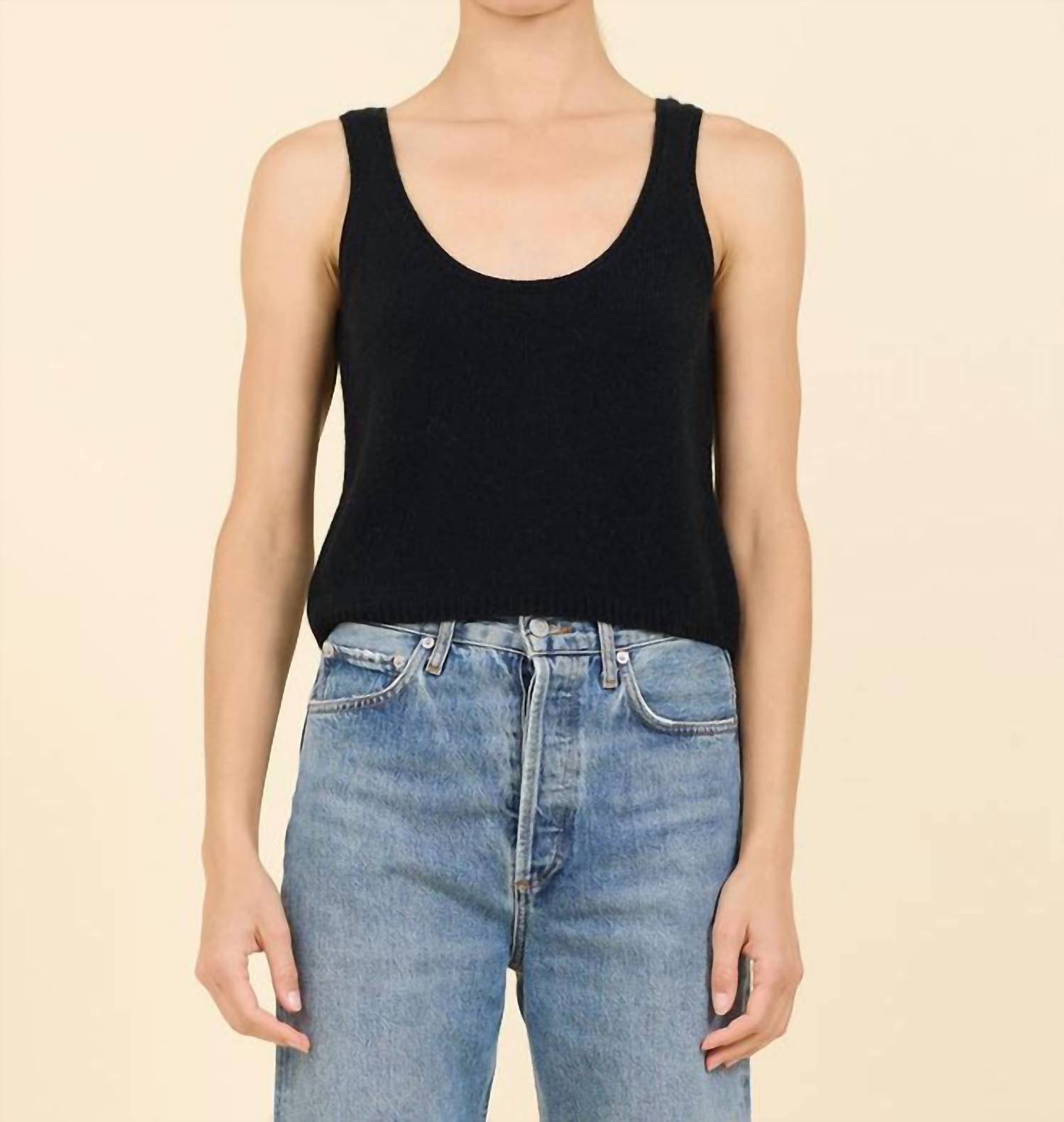 One Grey Day - Talia Cashmere Tank