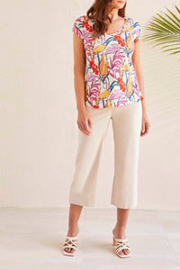 Tribal - Trendy V-neck Top