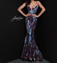 Johnathan Kayne - Dazzling Strapless Sequin Prom Gown