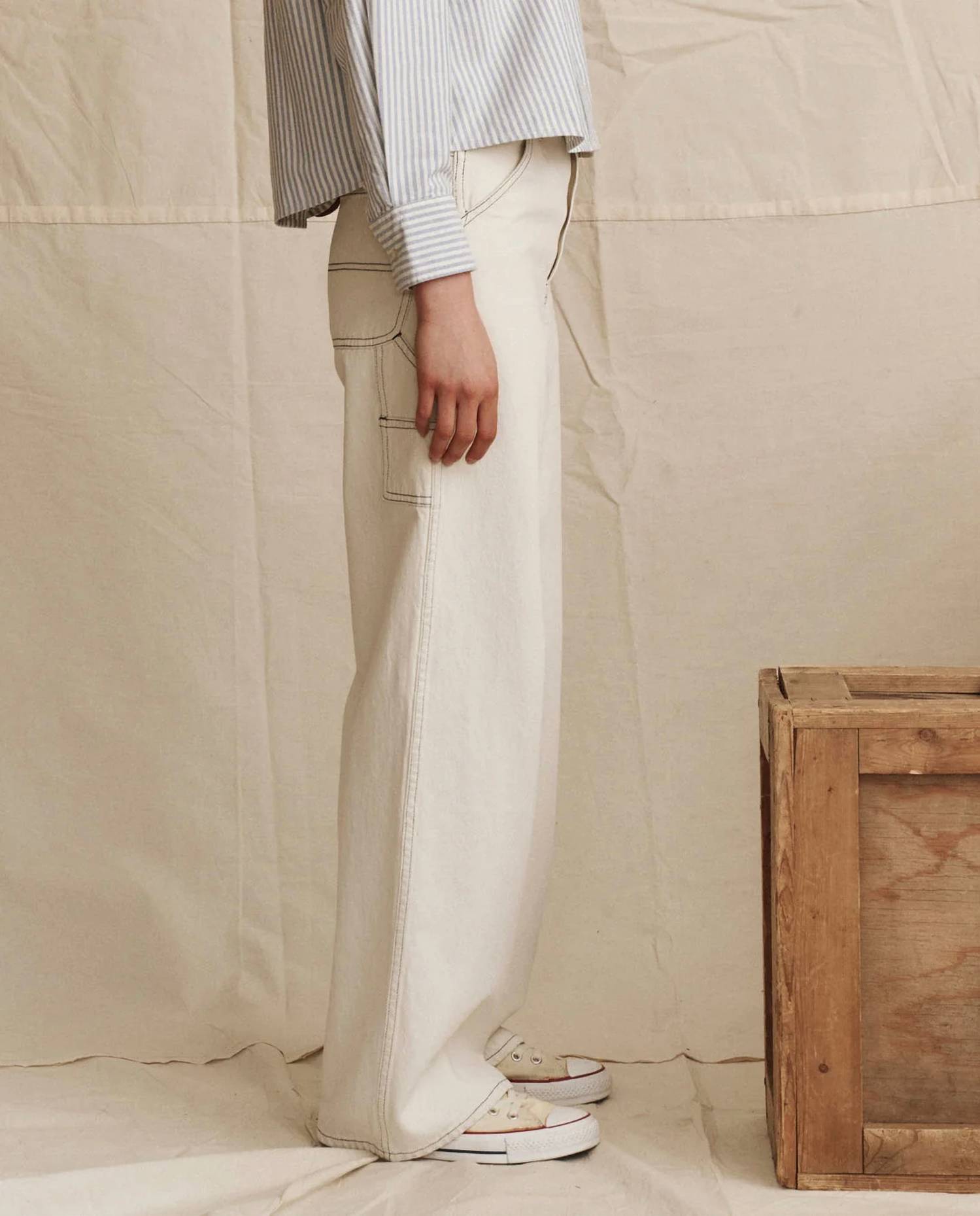 The Great. - Mill Slouchy Mid-rise Jean