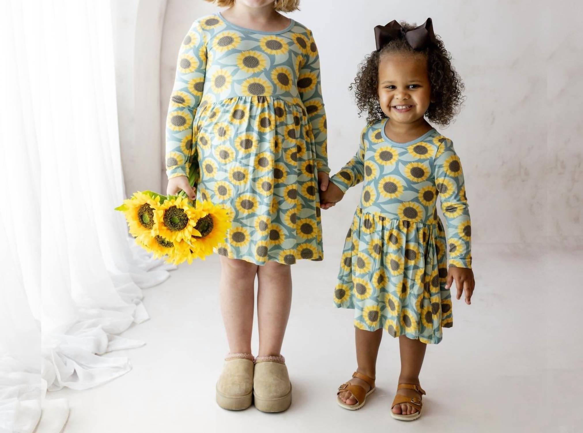 Kickee - Girl's Long Sleeve Swing Dress