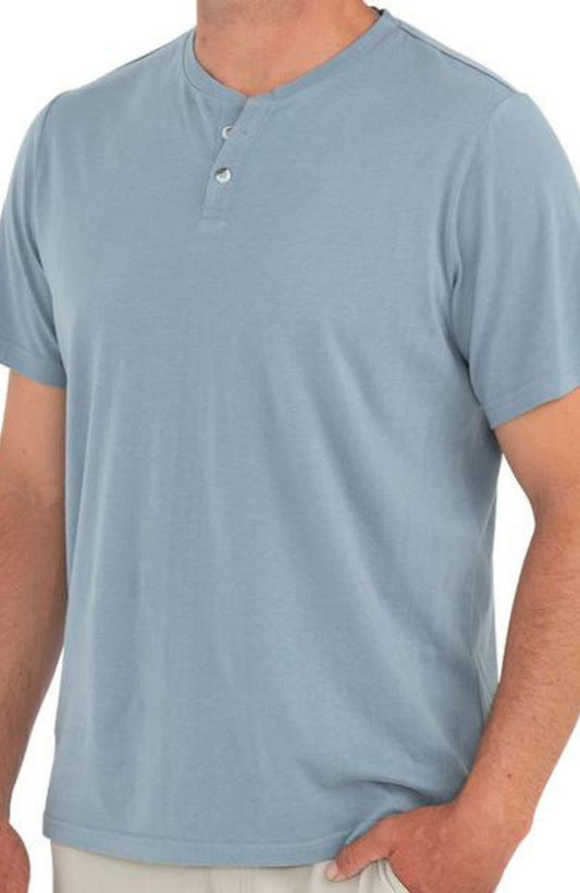 Men's Short Sleeve Bamboo Heritage Henley