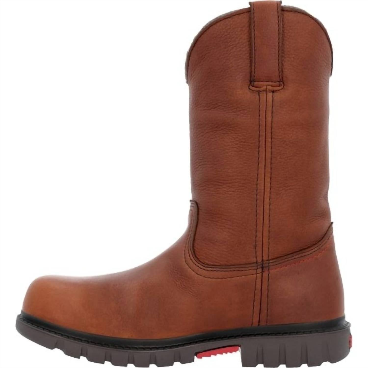 Rocky Men's Worksmart Composite Toe Boot in brown - men's boots - alternate view