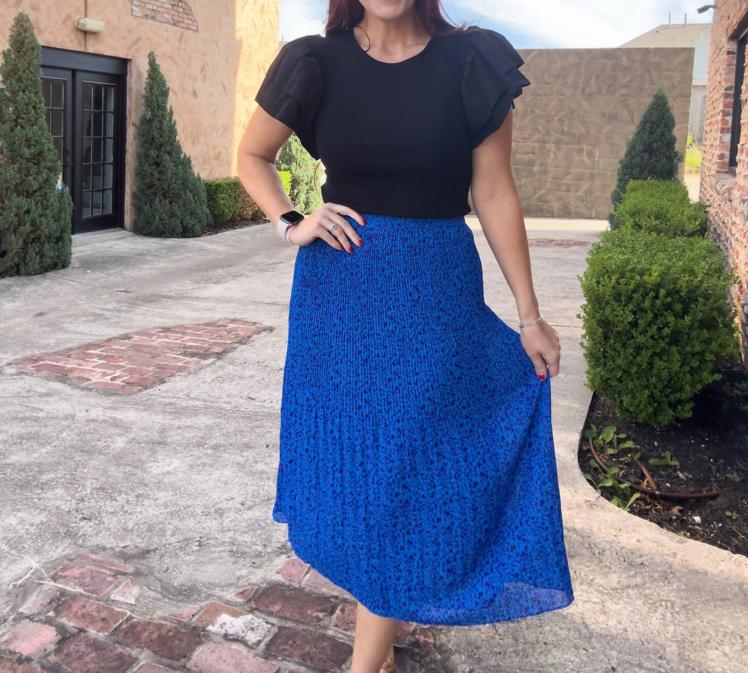 Skies Are Blue - In Due Time Skirt