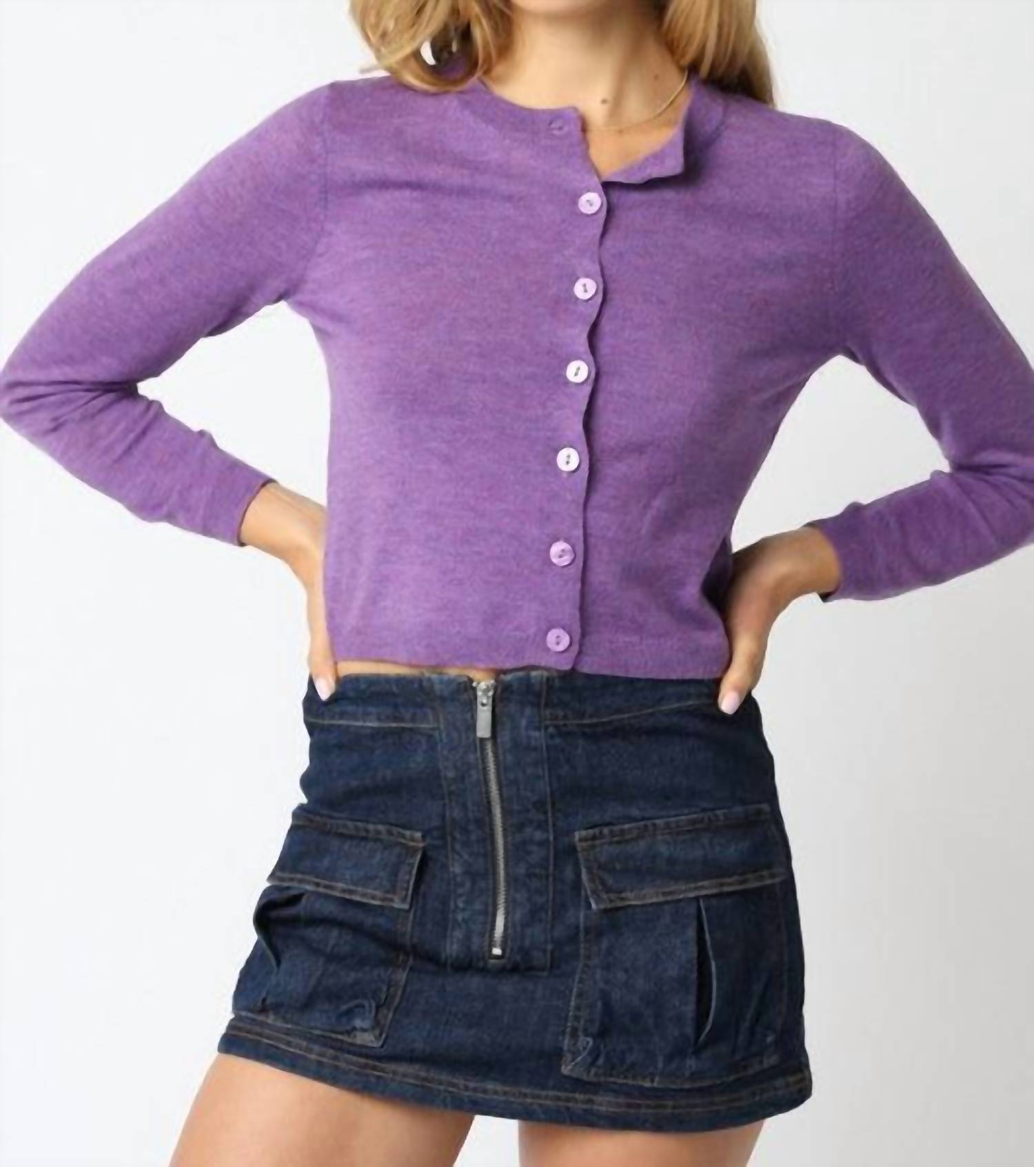 Olivaceous - Georgiana Cardigan Top