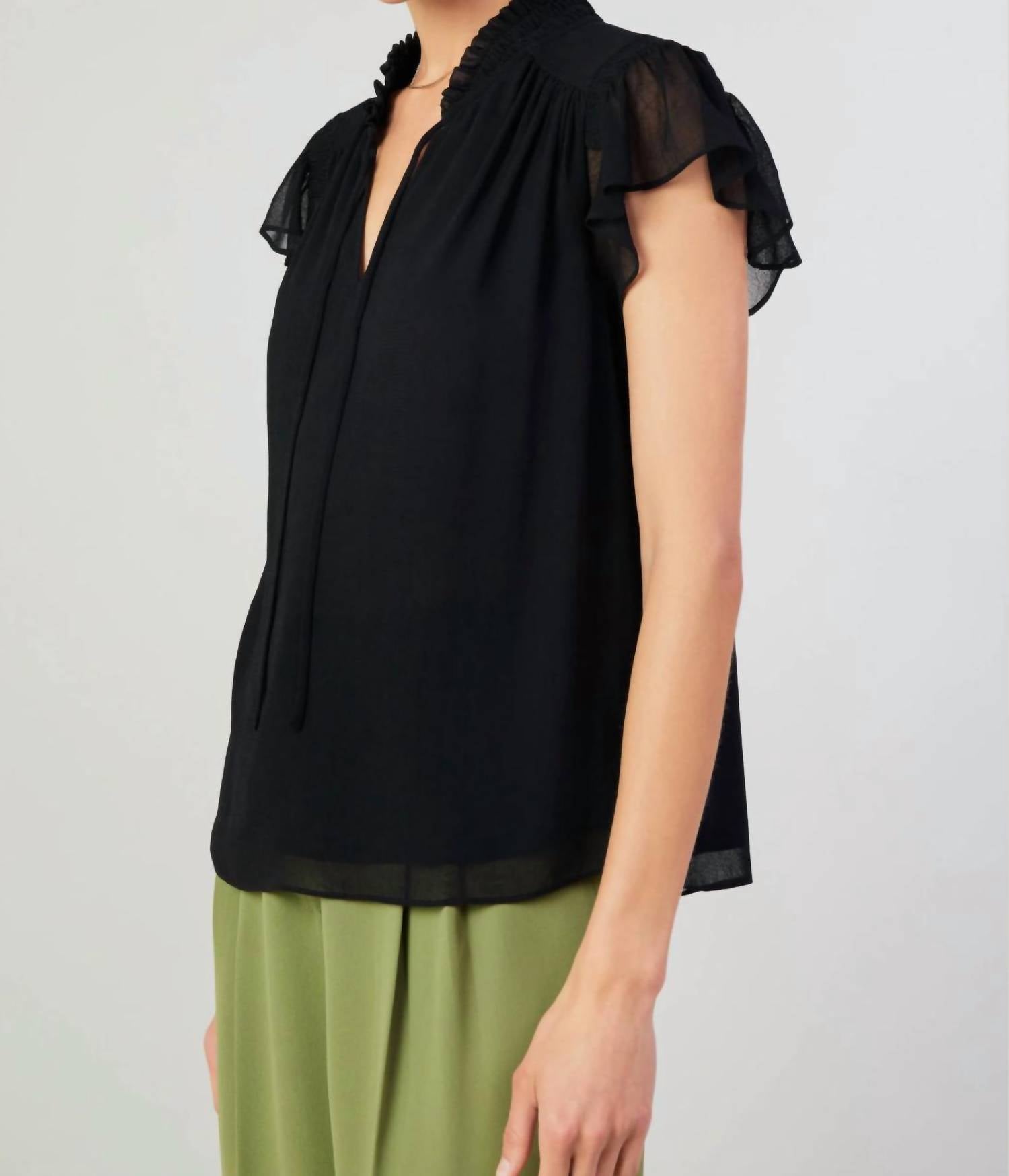 Current Air - Alana Short Sleeve Blouse