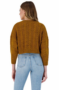 Bb Dakota - Crop Cable Knit Sweater