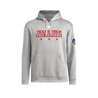 adidas Men's Texas Tech Red Raiders Patrick Mahomes Hoodie in charcoal - men's shirt