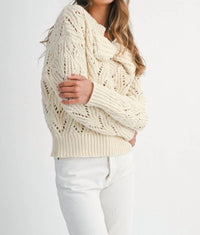 Mable - Front Big Bow Knit Sweater